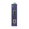 Convertidor de medios industrial PoE+ 1000BASE-LX a 10/100/1000BASE-T 802.3at (SC,SM) -20 km
