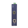 Convertidor de Medios PoE Industrial, Puerto SFP 1000BASE-SX/LX a Puerto RJ45 Gigabit con Salida PoE 802.3at (Hasta 30 W). Convertidor de Medios PoE Industrial, Puerto SFP 1000BASE-SX/LX a Puerto RJ45 Gigabit con Salida PoE 802.3at (Hasta 30 W).