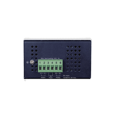 Convertidor de Medios Industrial de 2 Puertos SFP 100/1000X a 2 Puertos RJ45 10/100/1000T 802.3bt PoE++ Convertidor de Medios Industrial de 2 Puertos SFP 100/1000X a 2 Puertos RJ45 10/100/1000T 802.3bt PoE++