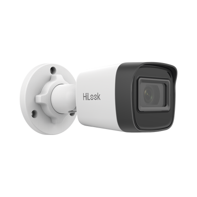 HiLook Series / Bala IP 2 Megapixel (1080p) / Lente 2.8 mm / 20 mts IR / Exterior IP67 / PoE / dWDR / H.265+ / ONVIF