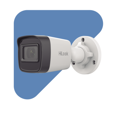 HiLook Series / Bala IP 2 Megapixel (1080p) / Lente 2.8 mm / 20 mts IR / Exterior IP67 / PoE / dWDR / H.265+ / ONVIF