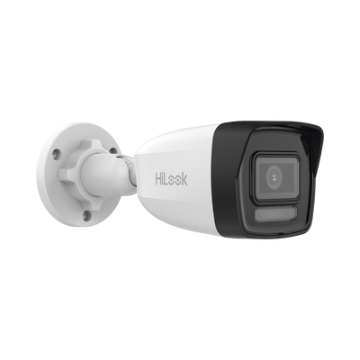 HiLook Series / Bala IP 4 Megapixel / Lente 2.8 mm / 30 mts IR / Micrófono Integrado / Exterior IP67 / PoE / dWDR / H.265+ / ONVIF
