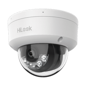[Dual Light] HiLook Series / Domo IP de 4 Megapixel / Uso en interior / Lente 2.8 mm / 20 mts IR + 20 mts Luz Blanca / Micrófono Integrado / ACUSENSE Lite / PoE / dWDR / H.265+ / ONVIF