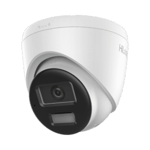 [Dual Light] Turret IP de 2 Megapixel / Lente 2.8 mm / Ángulo de visión 101° / 20 mts IR + 15 mts Luz Blanca / Micrófono Integrado / ACUSENSE Lite / Exterior IP67 / PoE / dWDR / H.265+ / ONVIF