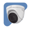 Turret IP 4 Megapixel / Lente Motorizado 2.8 - 12 mm / 30 mts IR EXIR / PoE / Exterior IP67 / WDR 120dB / Micro SD / H.265+ / Onvif