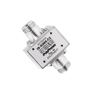 Protector Coaxial RF de CD Para 125 - 1000 MHz Con Ceja lateral y Conectores N Hembra en Ambos Lados, 50 Ω Protector Coaxial RF de CD Para 125 - 1000 MHz Con Ceja lateral y Conectores N Hembra en Ambos Lados, 50 Ω