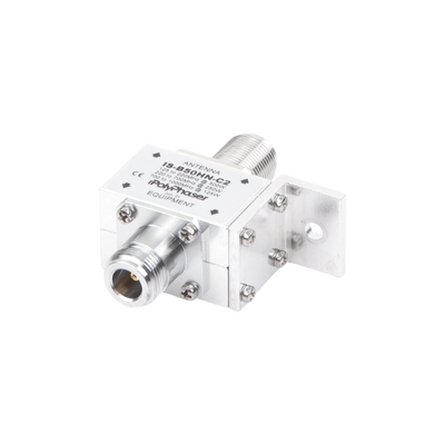 Protector RF Coaxial Para 125 a 1000 MHz Con Ceja Frontal Con Conectores N Hembra en Ambos Lados, 50 Ω