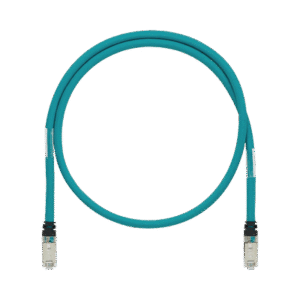 Patch Cord Cat5e de Grado Industrial 600V, Blindado SF/UTP, Calibre 24 AWG, Color Aqua, 2m Patch Cord Cat5e de Grado Industrial 600V, Blindado SF/UTP, Calibre 24 AWG, Color Aqua, 2m