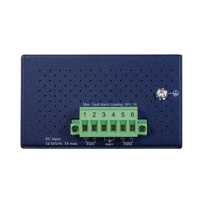 Switch industrial, Temperatura de Operación: -40 a 75ºC, 4 puertos PoE 10/100 + 1 Puerto 100Base-FX