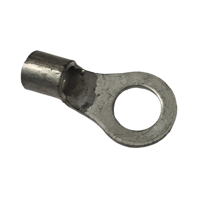 Terminal de Ojo de 1/2" sin Aislamiento, para Cable Cal No. 4.