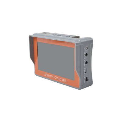 Probador de Vídeo de Pulsera con Pantalla de 4" Para Cámaras HD-TVI 5MP, HD-CVI 5MP, AHD 5MP y Analogicas 1200 TVLs
