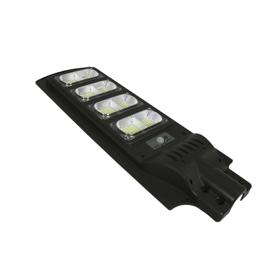 Luminaria con Panel Solar y Sensor de Movimiento de 160 W/ Luz fría 6 500 K/ Dimensiones 720 x 240 mm / Ángulo de Luz 120°.