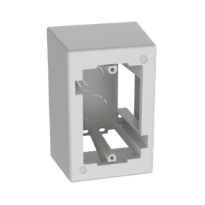 Caja de Pared Superficial de 1 Pieza, Uso Universal con Placas de Pared, Con Cinta Adhesiva, Color Blanco Caja de Pared Superficial de 1 Pieza, Uso Universal con Placas de Pared, Con Cinta Adhesiva, Color Blanco