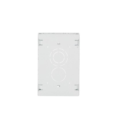 Caja de Pared Superficial, uso Universal con Placas de Pared, Con Cinta Adhesiva, Color Blanco