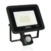 Reflector con Sensor de Movimiento 30 W /160 x 180 mm / 85 - 265 Vca~ 50/60Hz / Ultra delgado / Uso en exterior - interior.