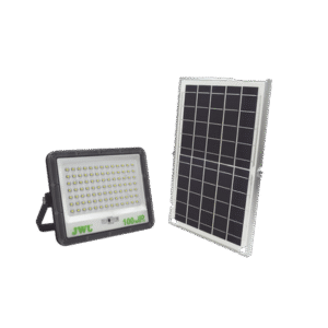 Reflector con Panel Solar 100 W / Batería 3.2 V CD / T.C.C. 6 500 K / IP66.