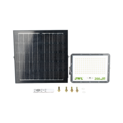 Reflector con Panel Solar 200 W / Batería 3.2 V CD / T.C.C. 6 500 K / IP66.