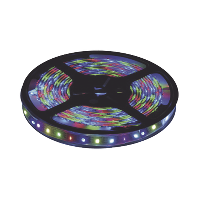 Tira Led Multicolor de 5 m / Uso Interior / Potencia 22 W / 900 lm/ 12 V CD / IP 20 / Necesario transformador (no incluido)