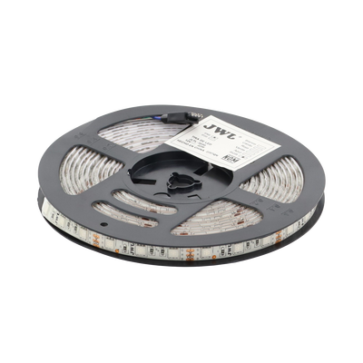 Tira Led Multicolor de 5 m / Uso Exterior / Potencia 22 W / 900 lm/ 12 V CD / Necesario transformador (No incluido).