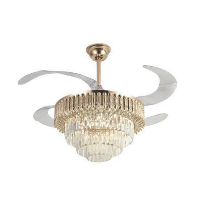 Ventilador de Techo con Luminario LED de 110 V CA 50/60 Hz / 88 W /4500 Lm / 6500 - 4 000 - 2 700 K /3 Tonos de Luz / 1075 mm / 6 Velocidades /No Dimeable. Ventilador de Techo con Luminario LED de 110 V CA 50/60 Hz / 88 W /4500 Lm / 6500 - 4 000 - 2 700 K /3 Tonos de Luz / 1075 mm / 6 Velocidades /No Dimeable.