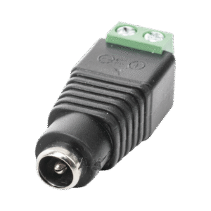 Adaptador Hembra Tipo Jack de 3.5 mm polarizado de 12 Vcc / Terminales Tipo Tornillo / Polarizado (+/-) / Ideal para Cámaras de Video Vigilancia. Adaptador Hembra Tipo Jack de 3.5 mm polarizado de 12 Vcc / Terminales Tipo Tornillo / Polarizado (+/-) / Ideal para Cámaras de Video Vigilancia.