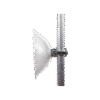 Antena direccional de Alto Rendimiento/ Parábola profunda para mayor aislamiento al ruido / 24.5 dBi / (4.9 - 6.4 GHz) / Conectores N-Hembra / Fácil Montaje y Soporte de acero inoxidable / Radomo Incluido