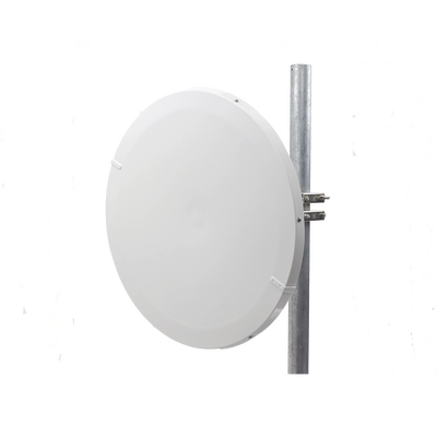 Antena Direccional de Alto Rendimiento/ Parábola profunda para mayor aislamiento al ruido / 29 dBi / 4.9 - 6.4 GHz / Conectores N-Hembra / Fácil Montaje y Soporte de acero inoxidable / Radomo Incluido