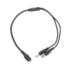 Cable con conector Jack hembra 3.5 mm con 2 salidas de Jack macho Cable con conector Jack hembra 3.5 mm con 2 salidas de Jack macho