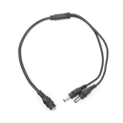 Cable con conector Jack hembra 3.5 mm con 2 salidas de Jack macho Cable con conector Jack hembra 3.5 mm con 2 salidas de Jack macho