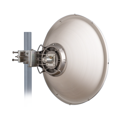 Antena Direccional de Alto Rendimiento / 31 dBi / 2 ft / 5.9-7 GHz / Conectores RP-SMA / Alto Aislamiento al Ruido / Fácil Montaje y herraje de acero inoxidable / Radomo Incluido Antena Direccional de Alto Rendimiento / 31 dBi / 2 ft / 5.9-7 GHz / Conectores RP-SMA / Alto Aislamiento al Ruido / Fácil Montaje y herraje de acero inoxidable / Radomo Incluido