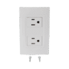 Contacto Dúplex de 127 V~60 HZ 15 A / Color Blanco.