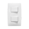 Apagador Doble de 127 V~60 Hz 10 A/ Color Blanco.