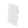 Apagador Dúplex de 10 A/ 127 V CA ~ 60 Hz / 1 1/2 Módulos / Color Blanco.