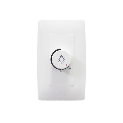 Dimmer Rotativo para Lámpara Incandescentes / 300 W 127 V CA / Color Blanco. Dimmer Rotativo para Lámpara Incandescentes / 300 W 127 V CA / Color Blanco.