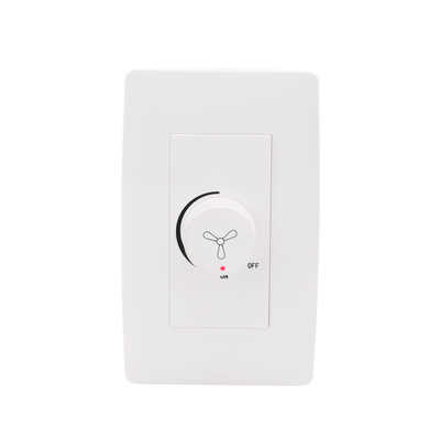 Dimmer Rotativo para Ventilador / 300 W 127 V CA / Color Blanco. Dimmer Rotativo para Ventilador / 300 W 127 V CA / Color Blanco.