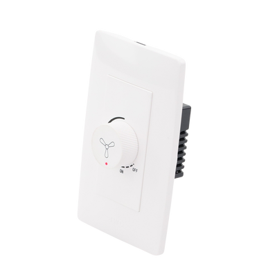 Dimmer Rotativo para Ventilador / 300 W 127 V CA / Color Blanco. Dimmer Rotativo para Ventilador / 300 W 127 V CA / Color Blanco.