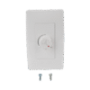 Dimmer Rotativo para Ventilador / 300 W 127 V CA / Color Blanco. Dimmer Rotativo para Ventilador / 300 W 127 V CA / Color Blanco.