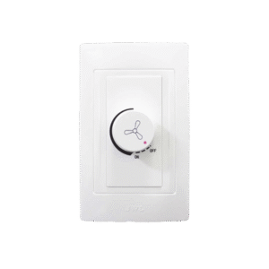 Dimmer Rotativo para Ventilador / 300 W 127 V CA / Color Blanco. Dimmer Rotativo para Ventilador / 300 W 127 V CA / Color Blanco.