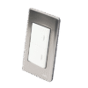 Apagador Doble de 10 A/ 127 V CA ~ 60 Hz / Placa de Acero.