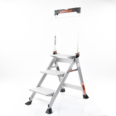 Escalera de Tijera con Punto de Apoyo Anti-caídas de 0.67 m (Nivel de Pie), con Peldaños JUMBO, (SKU 11903). Escalera de Tijera con Punto de Apoyo Anti-caídas de 0.67 m (Nivel de Pie), con Peldaños JUMBO, (SKU 11903).