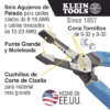 Pelacables con Corte por Cizalla para Cable Sólido 8-18 y Cable Trenzado 10-20 AWG.