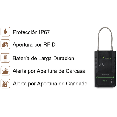 Candado Inteligente con GPS 3G y LoRa