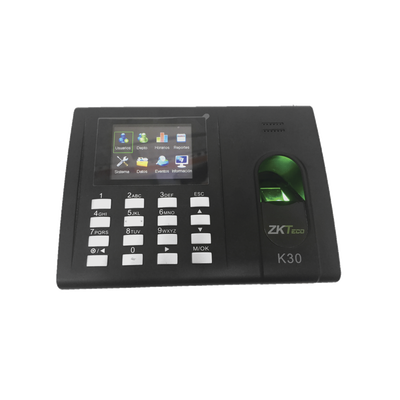 Checador de Huella y Tarjetas para Tiempo y Asistencia con Batería de Respaldo/ Comunicación TCP/IP / Reportes directo a Excel por USB (Función SSR) / Salida de relevador para cerradura