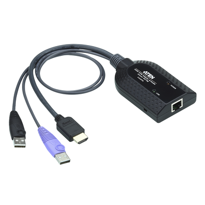 Cable Adaptador KVM de Medios Virtuales | USB HDMI | Compatible con Lector de Tarjetas Inteligentes | Desembebedor de Audio Cable Adaptador KVM de Medios Virtuales | USB HDMI | Compatible con Lector de Tarjetas Inteligentes | Desembebedor de Audio
