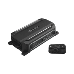 Amplificador de audio de 4 canales con control remoto y con conexión Bluetooth de 600 W de salida máxima