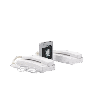 Kit de Audio Portero con 2 Auriculares y Frente de Calle Kit de Audio Portero con 2 Auriculares y Frente de Calle