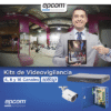 KIT TurboHD 1080p / DVR 16 Canales / 16 Cámaras Bala (exterior 2.8 mm) / Transceptores / Conectores / Fuente de Poder Profesional