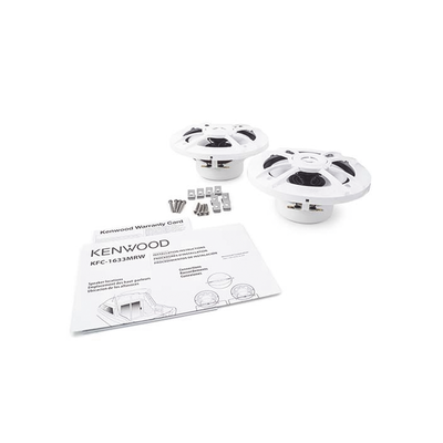 Par de altavoces fabricados en grado marinos en color blanco de 6.5" potencia máxima de 150 W