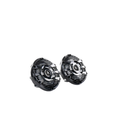 Par de altavoces fabricados en grado marinos en color negro de 6.5" potencia máxima de 150 W