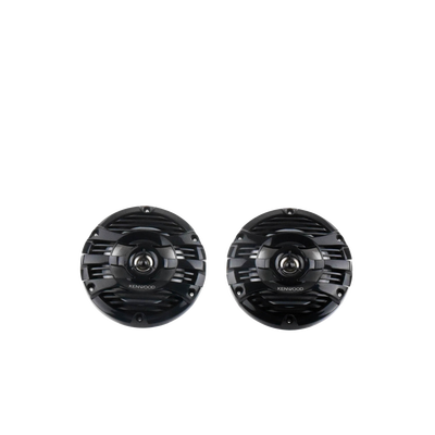 Par de altavoces fabricados en grado marinos en color negro de 6.5" potencia máxima de 150 W